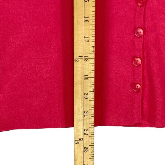 Talbots Cardigan Womens S Dark Pink Classic Academia Smart Casual Preppy Sweater - Picture 13 of 16